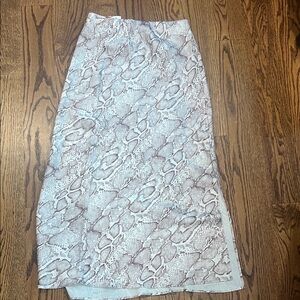 Elegant Snake Print Women's Skirt